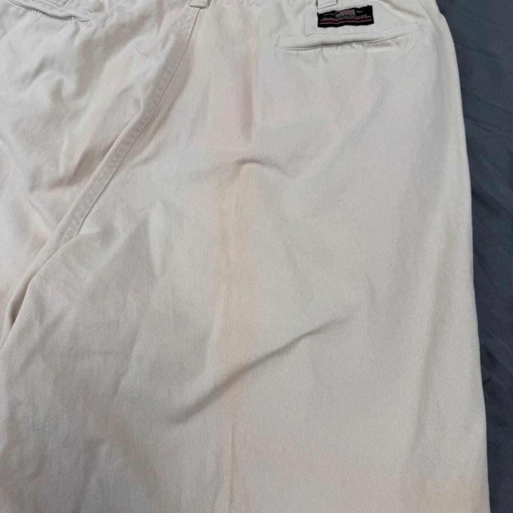 Vintage Colo Wear America Mens Relaxed Fit Khaki Pants Cotton 38x30 Wide Leg